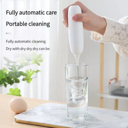 1PC Battery Model Handheld Egg Beater Froth Mixer Kitchen Automatic Coffee Milk Foaming Mixer Kitchen Whisk Tools