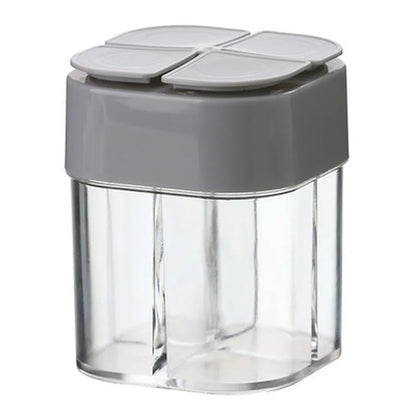 Travel Camping Spice Kit Seasoning Spice Shaker 1PC 4 in 1 Plastic Dispenser Camping Spice Containers