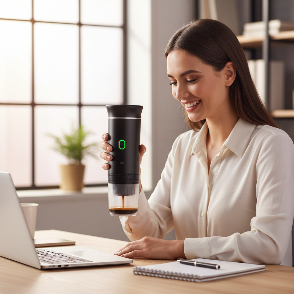 Getto singolo di espresso nella base trasparente