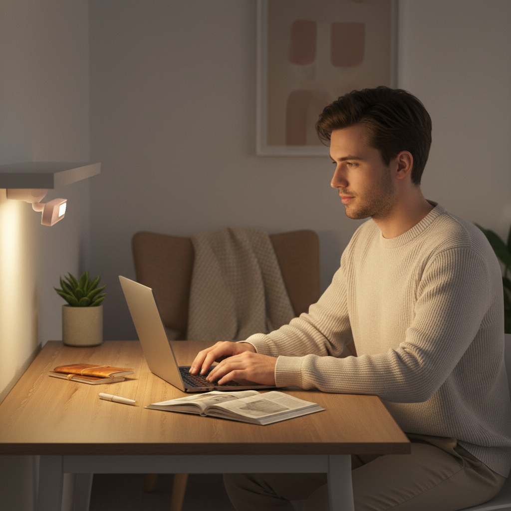 Testimonial Thomas – Person at Desk
